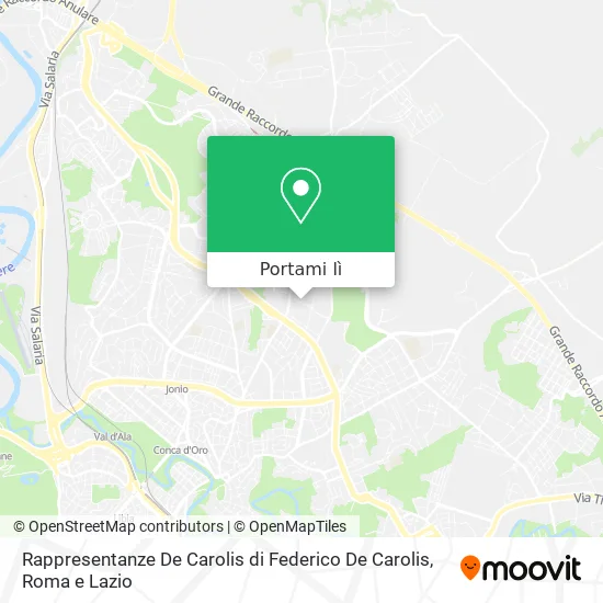 Mappa Rappresentanze De Carolis di Federico De Carolis