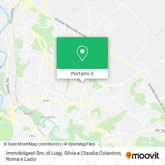 Mappa Immobilgest Snc di Luigi, Silvia e Claudia Colantoni