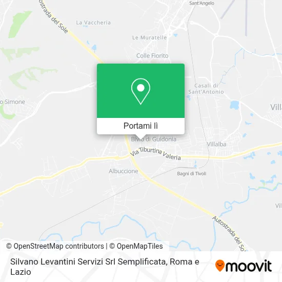 Mappa Silvano Levantini Servizi Srl Semplificata