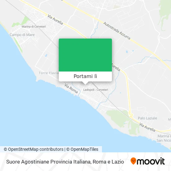 Mappa Suore Agostiniane Provincia Italiana