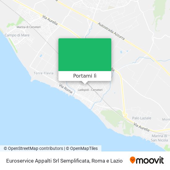 Mappa Euroservice Appalti Srl Semplificata