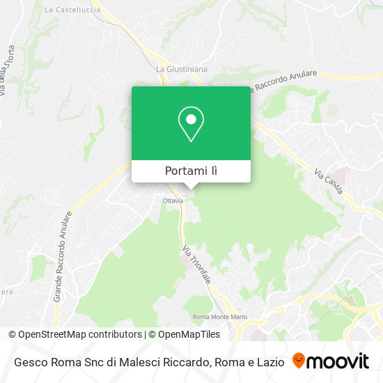 Mappa Gesco Roma Snc di Malesci Riccardo