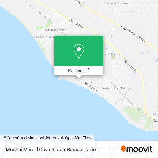 Mappa Montini Mare il Covo Beach