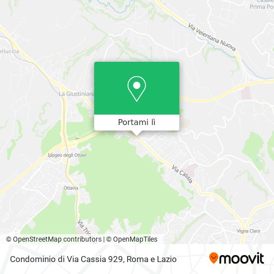 Mappa Condominio di Via Cassia 929