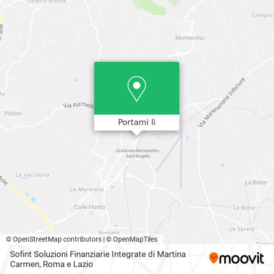 Mappa Sofint Soluzioni Finanziarie Integrate di Martina Carmen