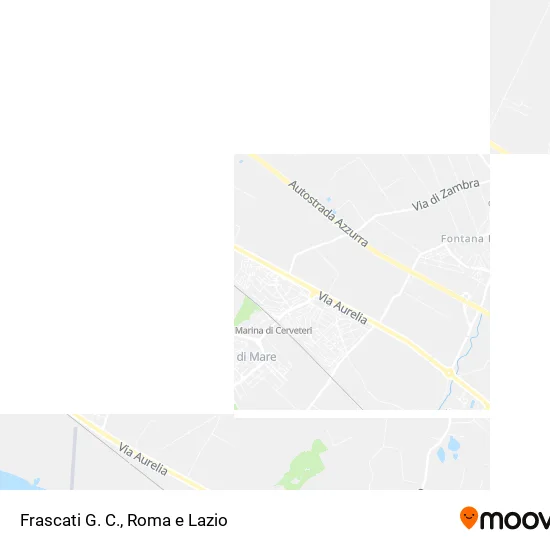 Mappa Frascati G. C.