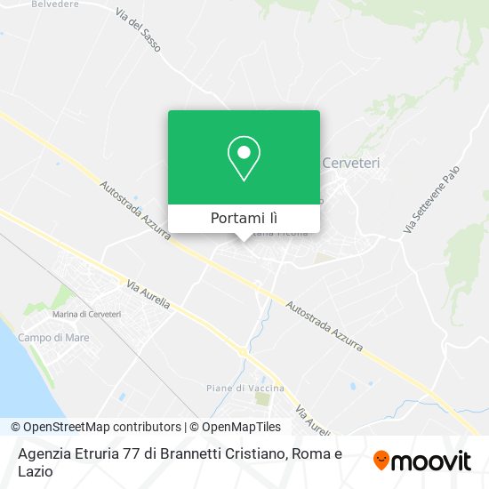 Mappa Agenzia Etruria 77 di Brannetti Cristiano