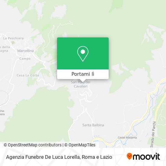 Mappa Agenzia Funebre De Luca Lorella