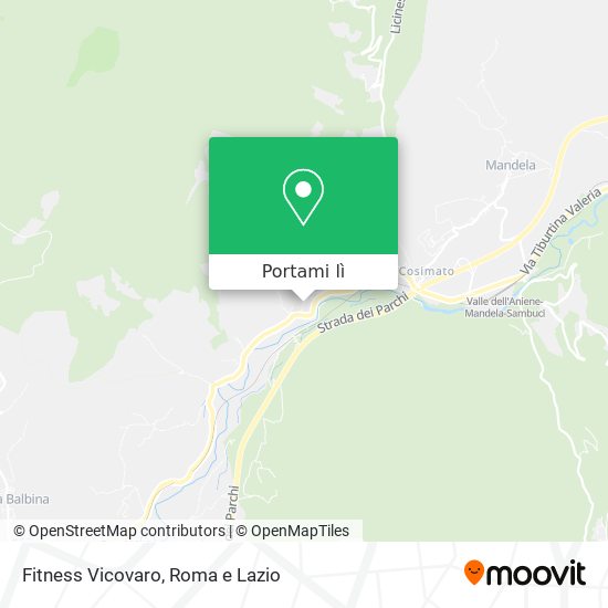 Mappa Fitness Vicovaro