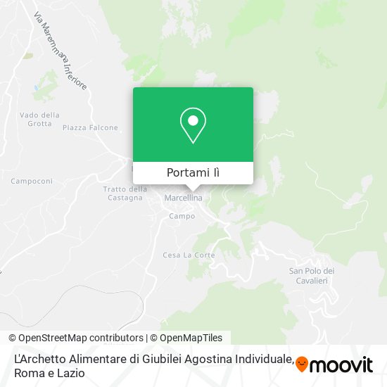 Mappa L'Archetto Alimentare di Giubilei Agostina Individuale