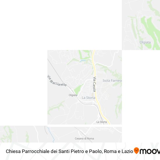 Mappa Chiesa Parrocchiale dei Santi Pietro e Paolo