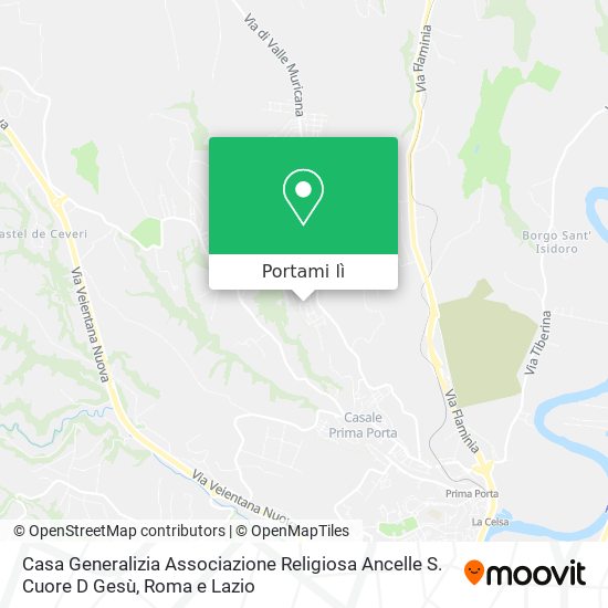 Mappa Casa Generalizia Associazione Religiosa Ancelle S. Cuore D Gesù