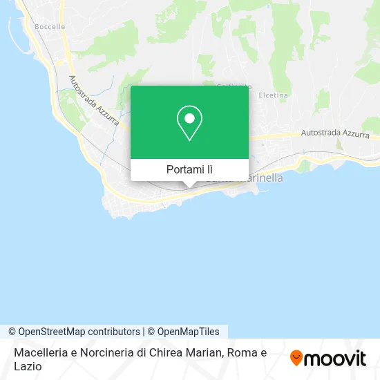 Mappa Macelleria e Norcineria di Chirea Marian