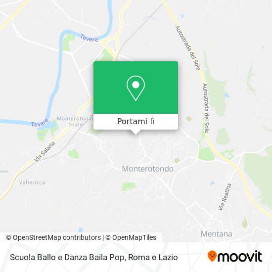 Mappa Scuola Ballo e Danza Baila Pop