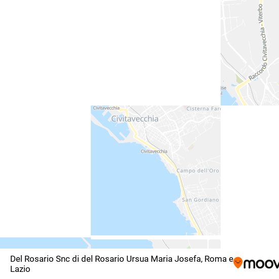 Mappa Del Rosario Snc di del Rosario Ursua Maria Josefa