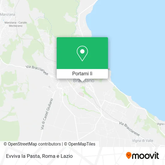 Mappa Evviva la Pasta