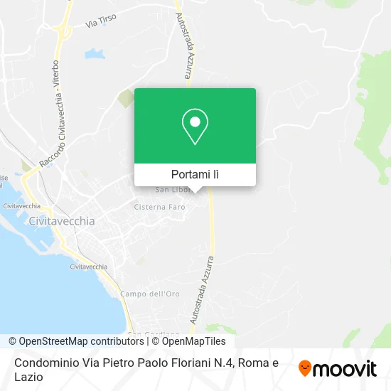 Mappa Condominio Via Pietro Paolo Floriani N.4