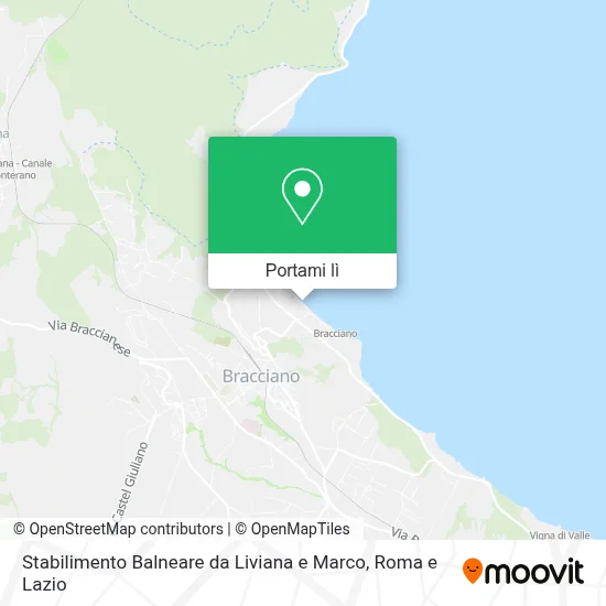 Mappa Stabilimento Balneare da Liviana e Marco