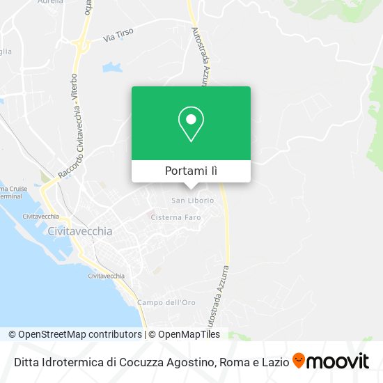 Mappa Ditta Idrotermica di Cocuzza Agostino