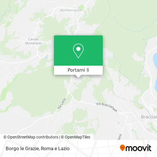Mappa Borgo le Grazie