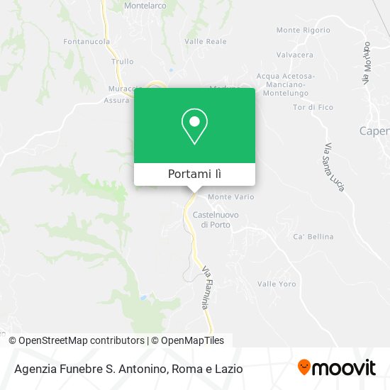 Mappa Agenzia Funebre S. Antonino
