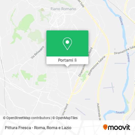 Mappa Pittura Fresca - Roma