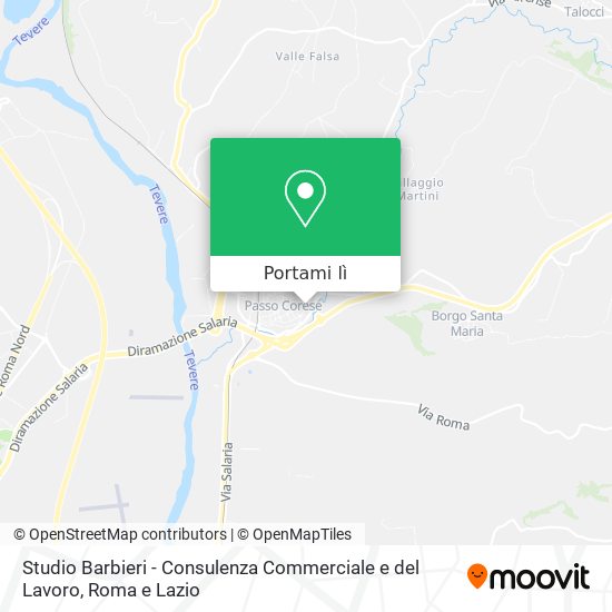 Mappa Studio Barbieri - Consulenza Commerciale e del Lavoro