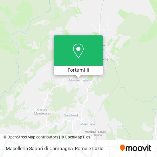 Mappa Macelleria Sapori di Campagna