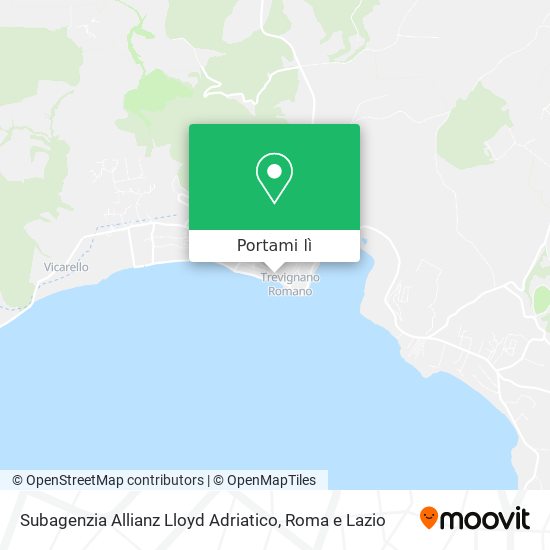 Mappa Subagenzia Allianz Lloyd Adriatico