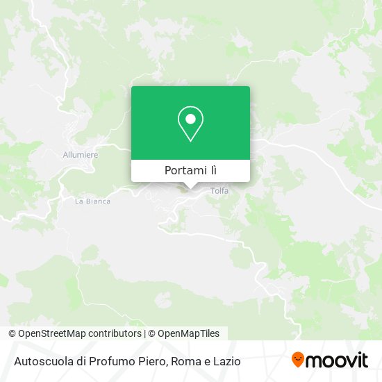 Mappa Autoscuola di Profumo Piero