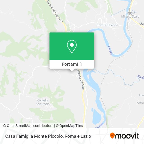 Mappa Casa Famiglia Monte Piccolo