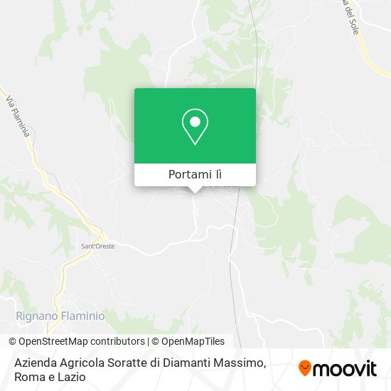 Mappa Azienda Agricola Soratte di Diamanti Massimo