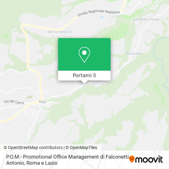 Mappa P.O.M.- Promotional Office Management di Falconetti Antonio
