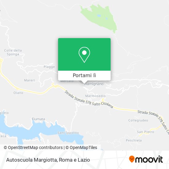 Mappa Autoscuola Margiotta