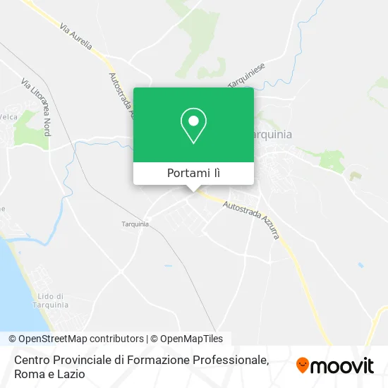 Mappa Centro Provinciale di Formazione Professionale