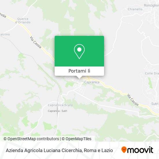 Mappa Azienda Agricola Luciana Cicerchia