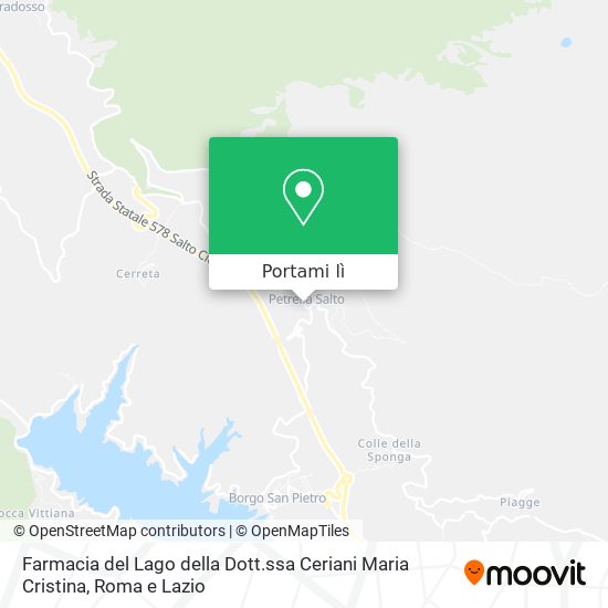 Mappa Farmacia del Lago della Dott.ssa Ceriani Maria Cristina