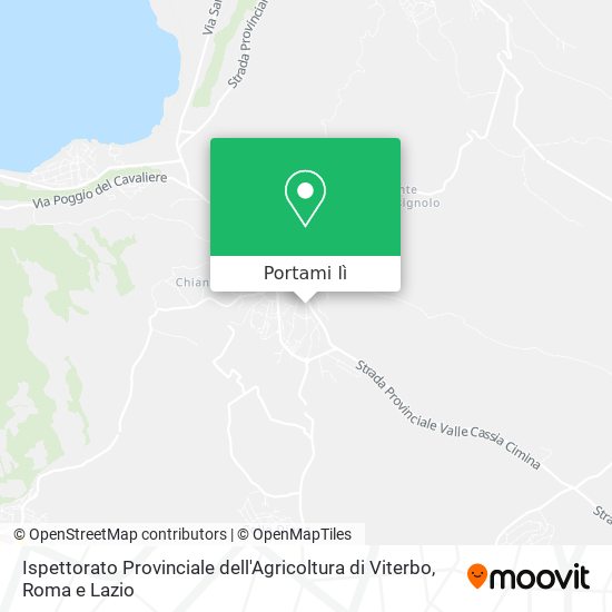 Mappa Ispettorato Provinciale dell'Agricoltura di Viterbo