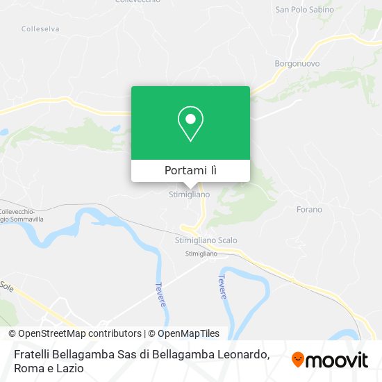 Mappa Fratelli Bellagamba Sas di Bellagamba Leonardo