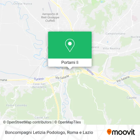 Mappa Boncompagni Letizia Podologo