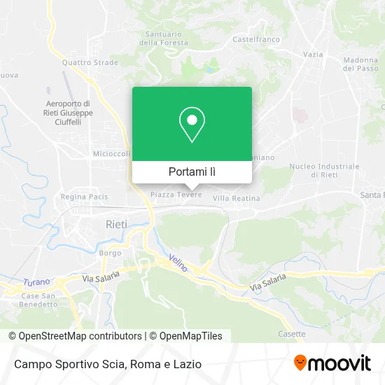 Mappa Campo Sportivo Scia