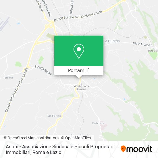 Mappa Asppi - Associazione Sindacale Piccoli Proprietari Immobiliari