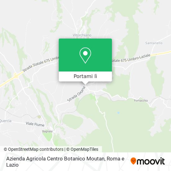 Mappa Azienda Agricola Centro Botanico Moutan