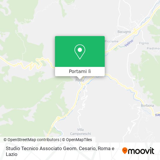 Mappa Studio Tecnico Associato Geom. Cesario