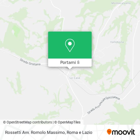 Mappa Rossetti Avv. Romolo Massimo