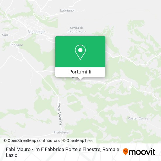 Mappa Fabi Mauro - 'm F Fabbrica Porte e Finestre