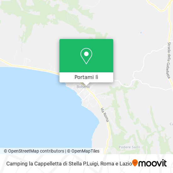 Mappa Camping la Cappelletta di Stella P.Luigi