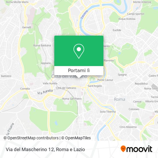 Mappa Via del Mascherino 12