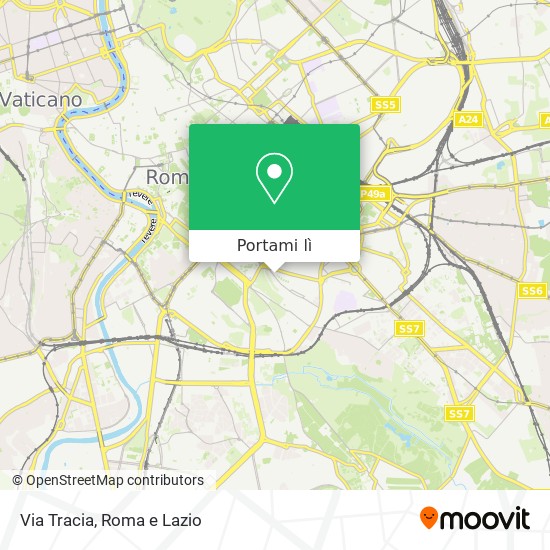 Mappa Via Tracia