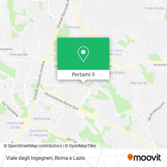 Mappa Viale degli Ingegneri